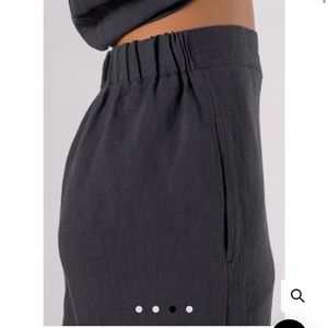 Linen Cotton Relaxed Fit Trousers